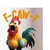 F-Caw-F Rooster Mug Ceramic Coffee Mug 400ml Hidden Message Tea Cup Sarcastic Gift for Tea And Coffee Lovers