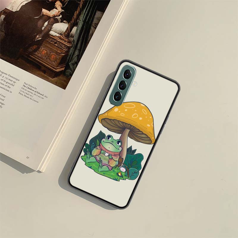 Cottagecore Frog Aesthetic Phone Case for Samsung A54 A14 A24 A34 A17 A37 A57 A55 A35 A25 A15 A07 A05S A04S A12 A22 A32 A52S A72