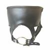 Black Head Harness Restraints Blindfold Open Mouth Ring Gag   Gags