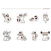 Artistic Style Wooden Rubber Stamps Journal Decoration Stamps  For DIY Card Photo Album Diary Decor