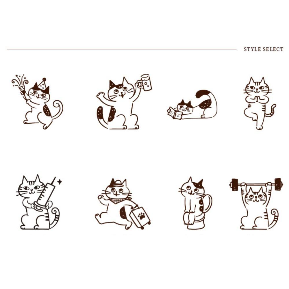 Artistic Style Wooden Rubber Stamps Journal Decoration Stamps  For DIY Card Photo Album Diary Decor