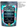 Resin Glow-in-the-Dark Pebbles, Night Guide Luminous Stones, Decorative Aquarium Fish Tank Rocks, Glow in The Dark Garden Stones, Glowing Stones for