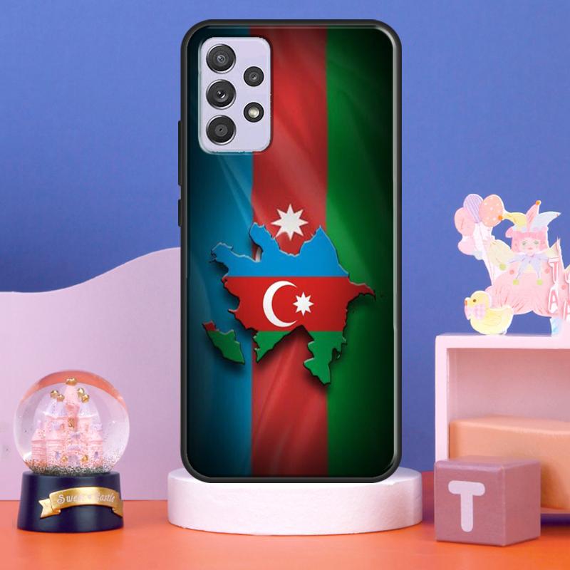Чехол Флаг Азербайджана для Samsung Galaxy A56 A16 A26 A36 A55 A35 A15 A54 A34 A14 A52 A32 A12 A13 A33 A53 A17