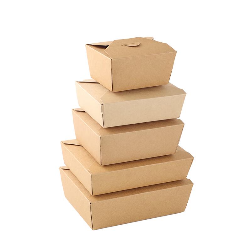 Kraft Paper Disposable Takeout Food Container