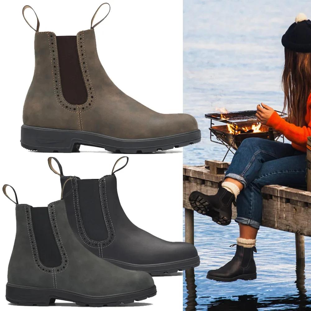 Ботинки челси бренда Whoholl, женские, ручной работы, деловые, черные, красные, без застежек, ковбойские сапоги из искусственной кожи, женские сапоги Sapato Masculino 2024