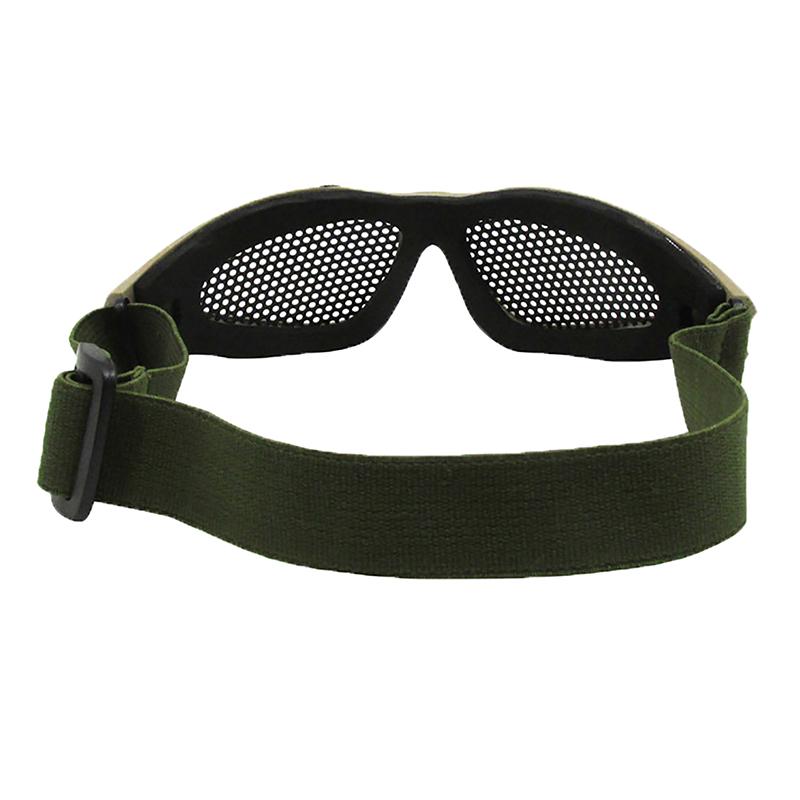 1 шт. Очки для охоты и пейнтбола Защитные очки Сетчатые стальные Airsoft Сетчатые очки Ударопрочность Защита глаз для игр