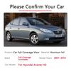 Полный солнцезащитный козырек для автомобиля Hyundai Elantra HD Avante 2007 2008 2009 2010 Автоаксессуары Защита окон от УФ-излучения Козырек