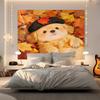 Sanrio Characters Cartoon Tapestry Cute Wall Hanging Tapestry for Bedroom Living Room Home Decor