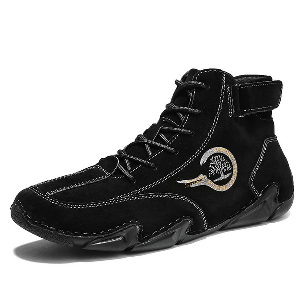 Теплая мужская повседневная обувь для осени и зимы, короткие ботинки для улицы, повседневные мужские женские ботинки, плюс бархат, большой размер, мужские ботинки Мартин