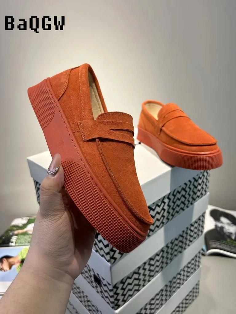 Модные дизайнерские сплошные кроссовки Slip on Man 2024 Новые повседневные удобные кроссовки на платформе мужские кроссовки Lazy Loafers Мужская обувь