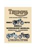 Книга TRIUMPH 650cc UNIT CONSTRUCTION TWINS 1963-1970 WORKSHOP MANUAL
