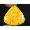 37X37X06MM Natural Bumble Bee Jasper Pear Cabochon Loose Gemstone 62Cts. D-102