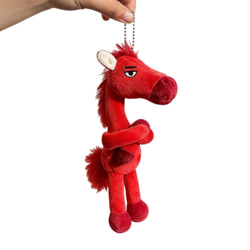 Плюшевая игрушка лошадь в фэнтезийном стиле Мультяшная реалистичная плюшевая кукла пони Подарок на день рождения