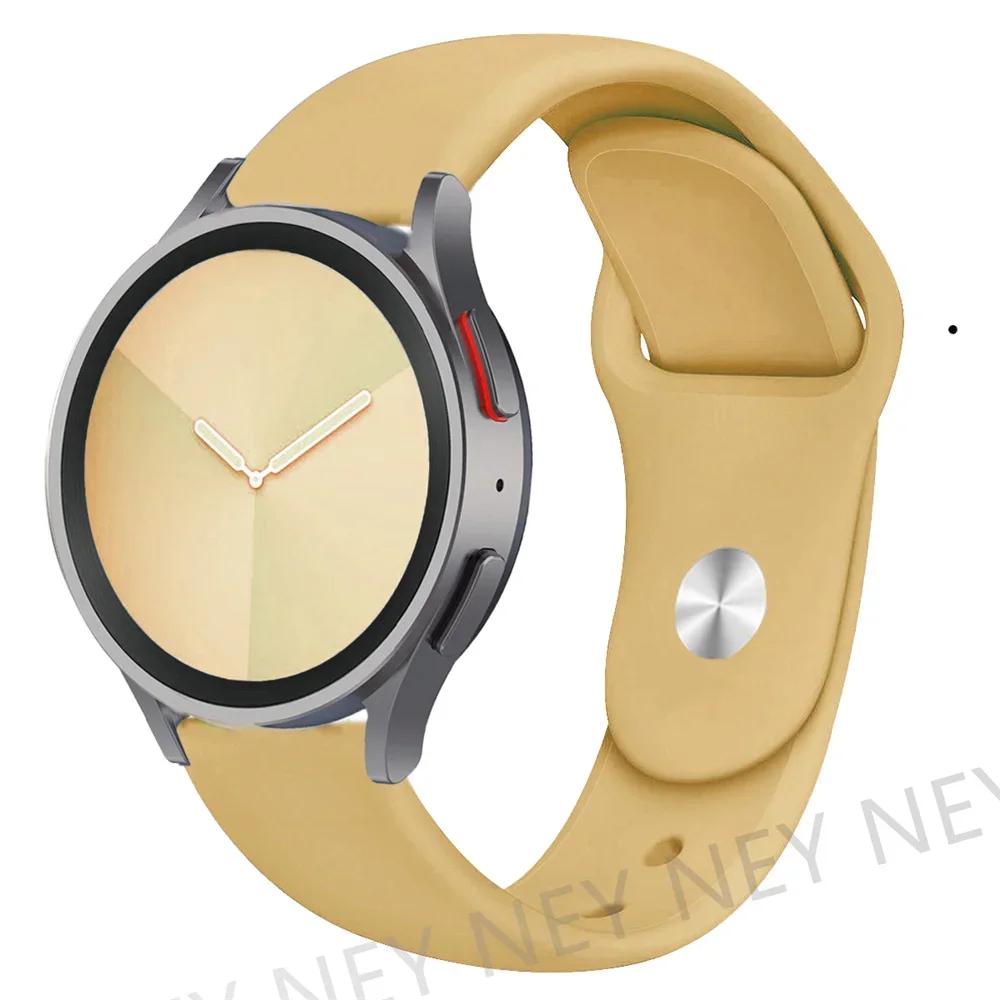 Silicone Strap For Samsung Galaxy Watch 6/5/5 pro/4/Classic/Active 2/Gear S3 20mm 22mm Sport Bracelet Huawei GT 2/e/3/4 Pro Band