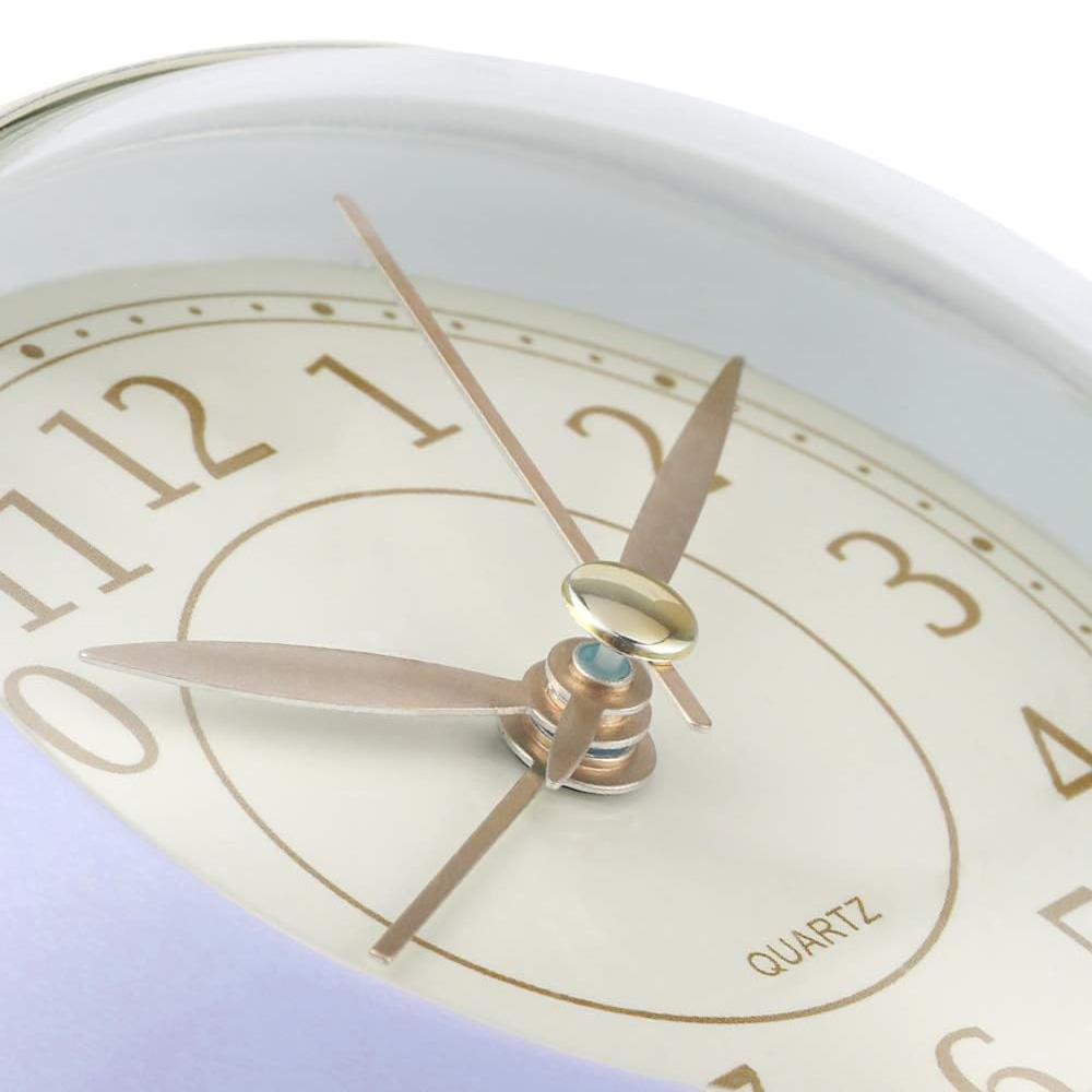 Ретро-будильник, не тикающий, бесшумный, прикроватные часы, простые, громкие, настольные часы с подсветкой для крепко спящих людей