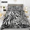 Leopard Print Duvet Cover Set Queen Size Girl Colorful Cheetah Print Bedding Set Polyester Wild Animal Theme Comforter Cover Set