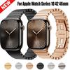 Нержавеющая сталь Ремешок Для Apple Watch 10 46 42мм Металлический Бизнес Браслет Для Iwatch 10 Ultra 49мм 44/45 38/40мм Ремешок Аксессуары