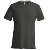 Kariban Мужская футболка с коротким рукавом и V-образным вырезом Slim Fit