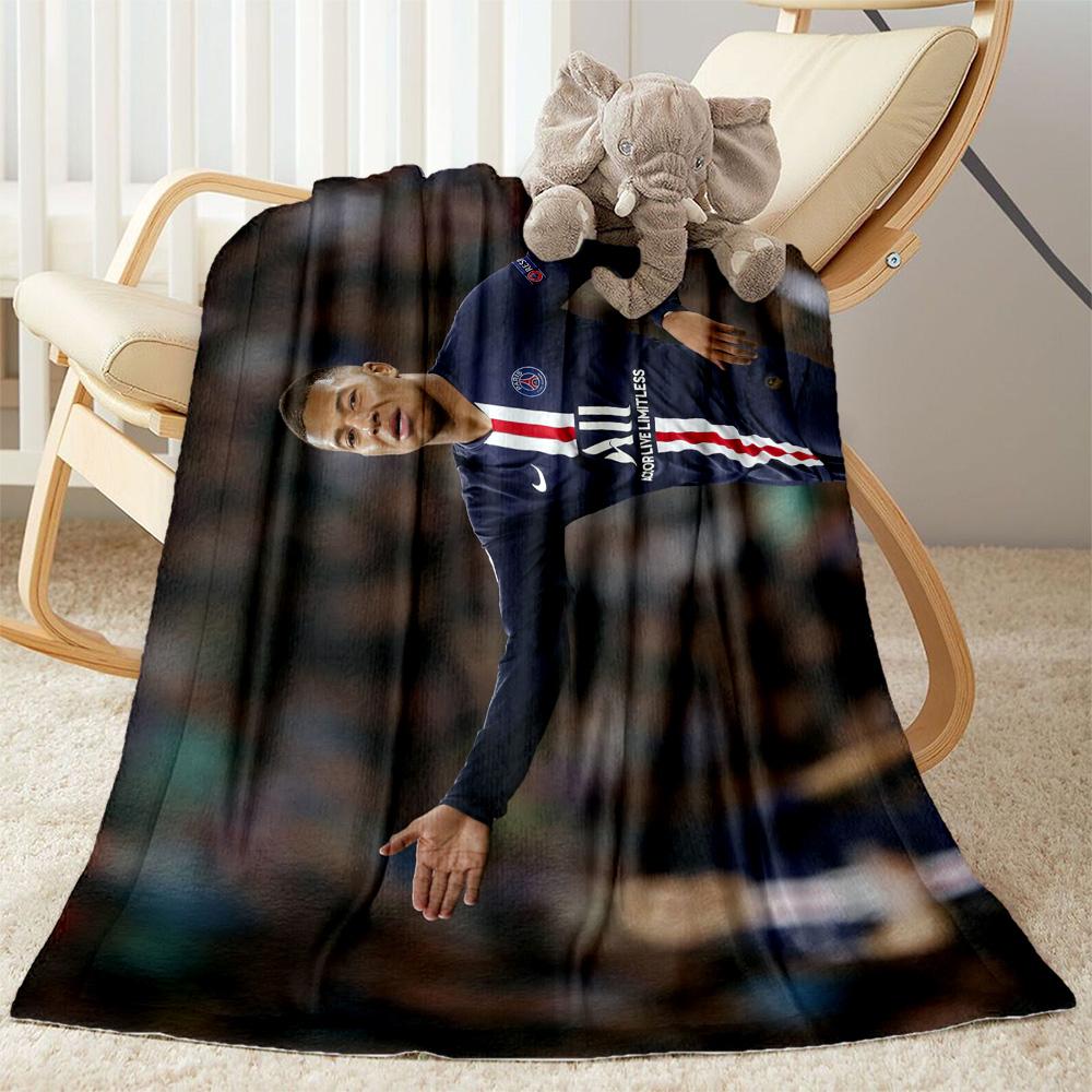Football Player Goal Blanket Warmthful Decor Great for Seaside Sofa Bed Four Seasons Multipurpose Warmthful Decor Best Holiday Gift for Friends Family