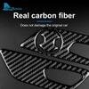Real Soft Carbon Fiber for Ford Mustang Accessories 2015 2016 2017 2018 2019 2020 2021 2022 Sticker Seat Button Sticker