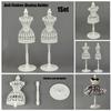 Girls Gift Dollhouse Accessories Model Holder Stand Doll Mannequin Holders White Display Rack