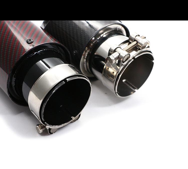 Насадка выхлопной трубы из углеродного волокна в стиле Cayenne для различных автомобилей