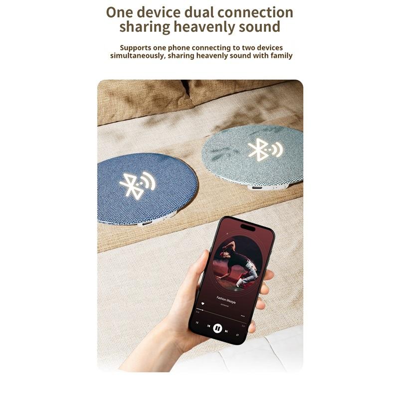 Bluetooth 6.0 Подушка-динамик для сна, Беспроводной MP3-плеер для сна, Ультратонкий звуковой аппарат под подушку