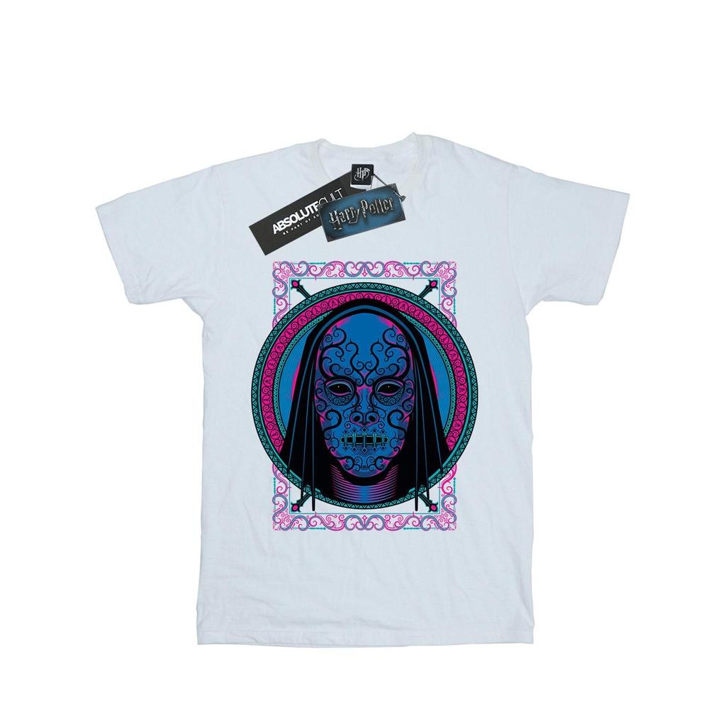 Harry Potter Mens Neon Death Eater Mask T-Shirt