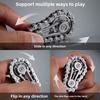Металлический Гироскоп-Звездочка На Палец Маховик Fidget Spinner Антистресс Тревожность Велосипедная Цепь Стресс Тревожность СДВГ Облегчение Игрушка-Спиннер Развлечение Для Всех Возрастов