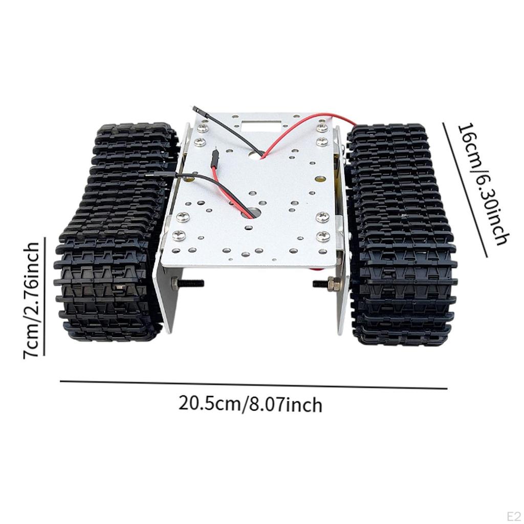 Танк шасси умный робот автомобильный комплект амортизирующий ручные навыки алюминиевый сплав гусеничный для