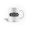 League of Legends Logo Black White Ceramic Mug