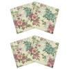 Frcolor Paper Napkins, Floral Print, 40 Count, Stylish Printed Napkins