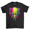 Alien Head Dripping Paint T-shirt - Out of This World Funny! Unisex Printed Desi