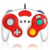 Игровой контроллер K&SGAMER для GameCube (с поддержкой вибрации для GC, WiiU, Wii и GameCube) (Красный Белый)