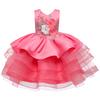 Autumn Children's Princess Dress Sleeveless Costume Flower Girl Tutu Skirt Sparkling Kids Birthday Dress Elegant Soft Party Dress Ball Gown for Girls