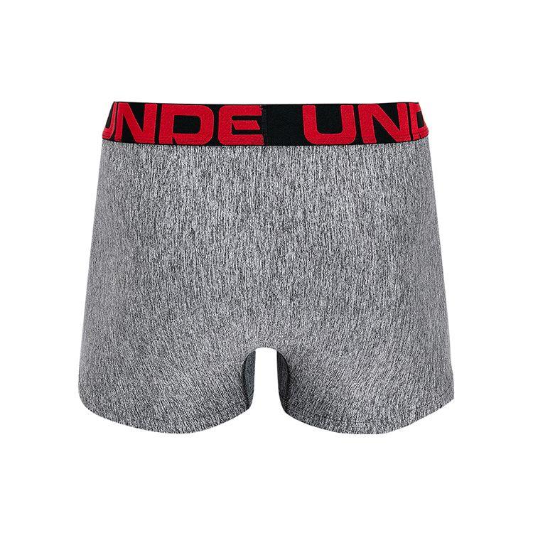 Under Armour Трусы-брифы Tech Boxerjock 3 дюйма, 2 пары мужского нижнего белья светло-серые темно-серые 1363618-011