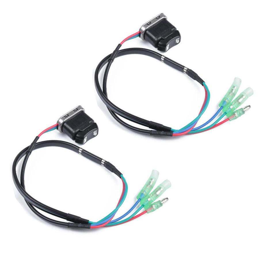 2 шт. Переключатель триммера и наклона подходит для подвесного мотора Yamaha, пульт дистанционного управления 703-82563-02-00