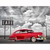 Полный 5D Diy Алмазная картина Мультфильм Красный Автомобиль Мозаика Вышивка Крестом Домашний Декор Ручной Подарок