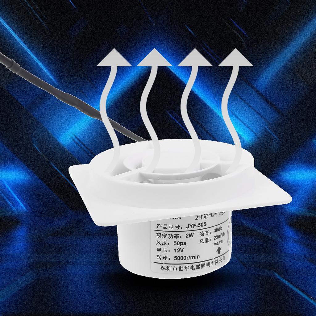 Низкий уровень шума, мощный и тихий вытяжной вентилятор для ванной комнаты, малошумные вентиляционные отверстия, подходят для ремонта собачьих домиков AC100 240 В 38 дБ