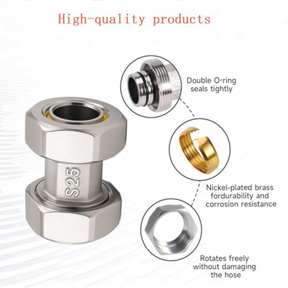 2 Pcs 3/4" Air Line Fittings For Rapid Air System For Shop Compressed Air Piping Pneumatic Pipe Joint Accessories