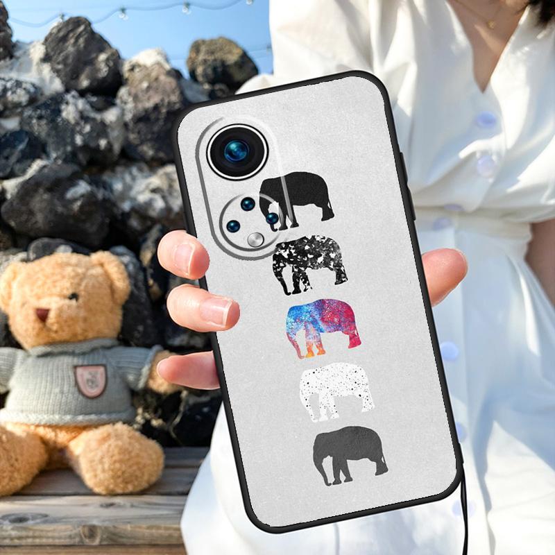 Милый чехол для телефона с изображением слоненка для Honor 90 Lite 50 70 Magic 5 6 Pro X6 X7 X8 X9 X6a X7a X8a X9a X9b X8b Cover