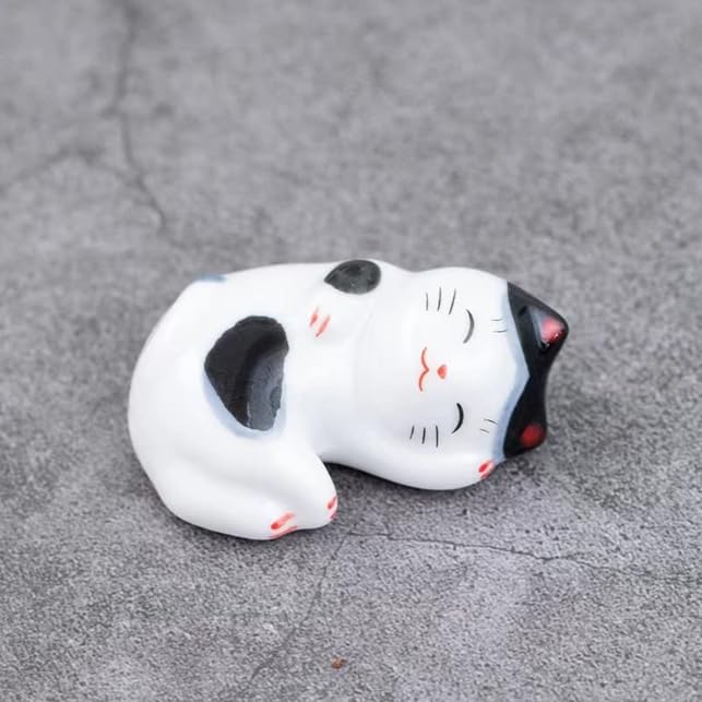 AEOLK Cat Chopstick Lucky Chopstick Cat Chopstick Cute Perfect for Family Dining Living Room Rest, Cat, Rest, Pillow, Ceramic, Decoration, Izakaya,