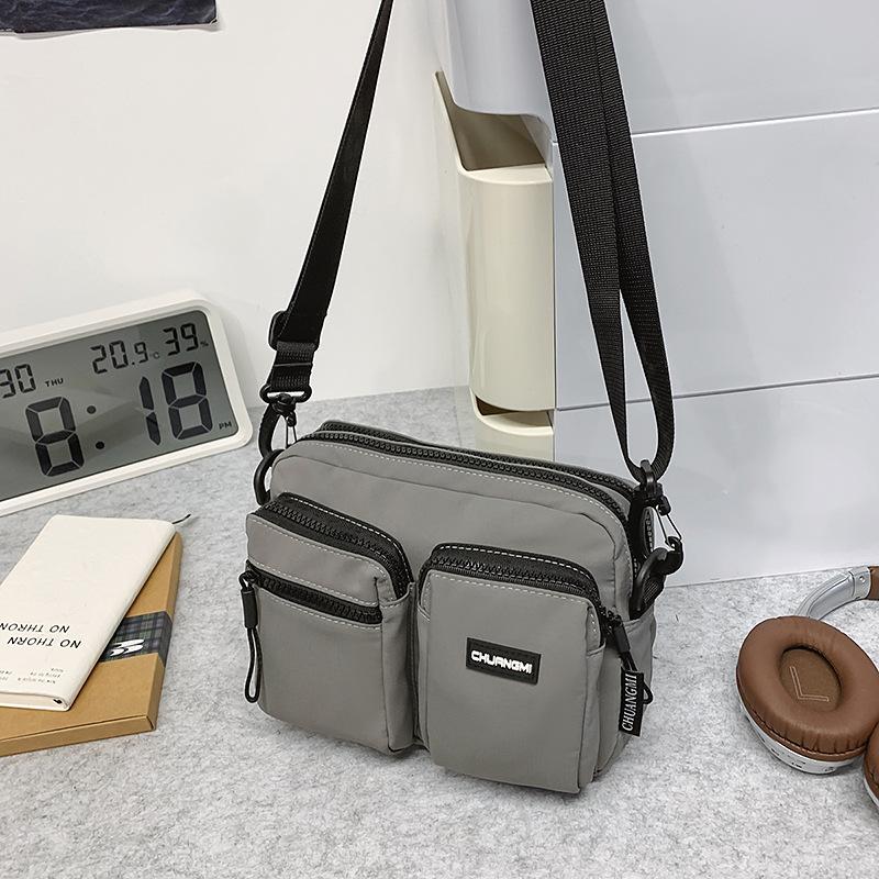 Универсальная сумка-мессенджер женская повседневная простая наплечная сумка Универсальная легкая спортивная сумка для мобильного телефона маленькая квадратная сумка маленький рюкзак мужской