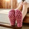 Женские домашние тапочки из плюшевого флиса, нескользящая мягкая подошва, зимние теплые домашние тапочки, милые тапочки, домашняя удобная обувь