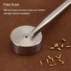 Stainless Steel Snap Fasteners Kits Snap Setting Tool Set Setter Base Handmade Leathercraft Fastening Tool for Craft