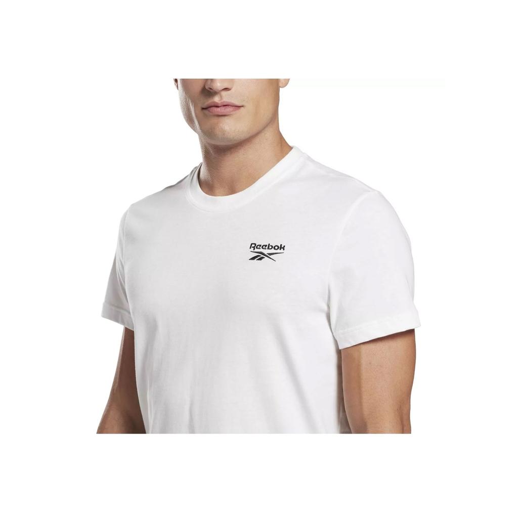 Reebok Ri Classic Tee Solid Logo Round Neck Short Sleeve T Shirt Men Tops White GL3146