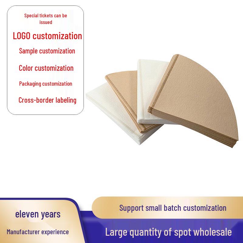 Customizable Drip-Style Hanging Ear Coffee Filter with V60 Cup