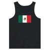 Débardeur - Drapeau du Mexique - Noir - 100% coton - Coupe ajustée - Mixte