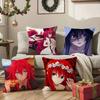 Аниме Мультфильм High School DxD-Красивая наволочка Шелковистая элегантная Комфорт Диван-кровать Невидимая молния Пляжная наволочка