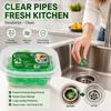 50x Odor Removal Sewer Cleaner Scented Gel Air Freshener For Sinks Drains Gel Water Film Soluble In Water For Kitchen Bathroom